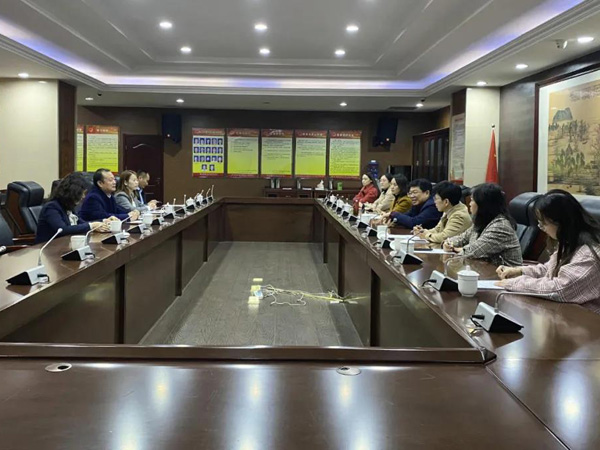 商学院走访百乐博blb集团 推动部署产教融合工作