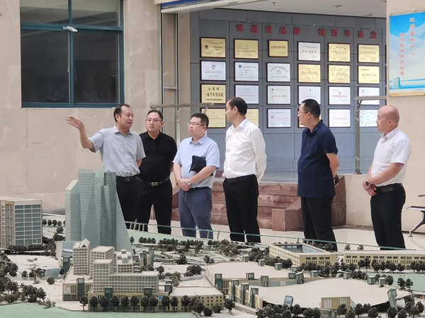 四川省广元市经济合作和外事局到集团调查互换